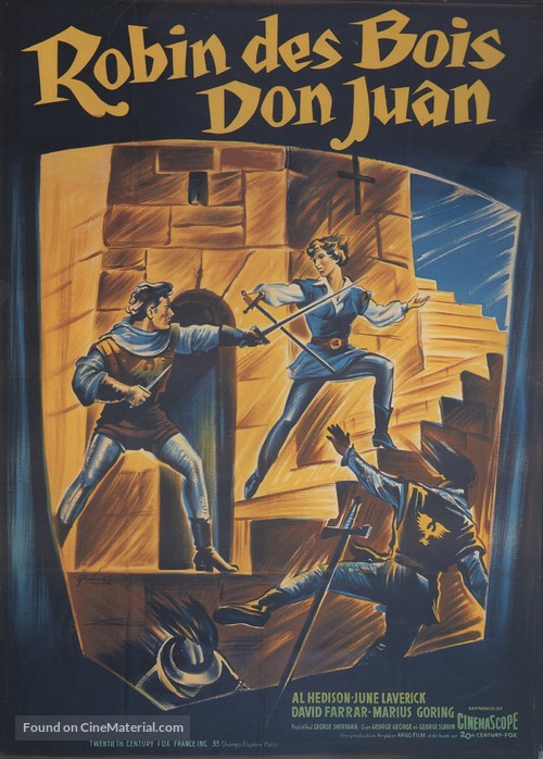 The Son of Robin Hood - French Movie Poster