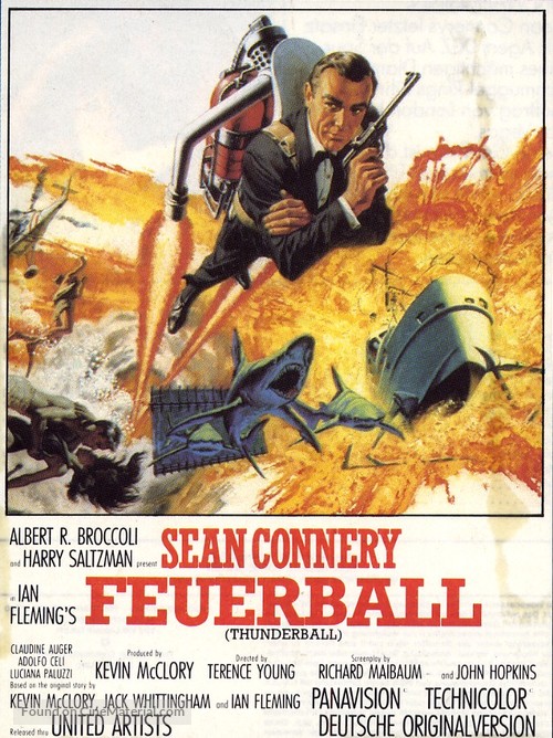 Thunderball - German Movie Poster