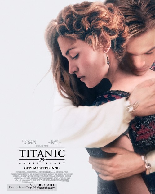 Titanic - Dutch Re-release movie poster