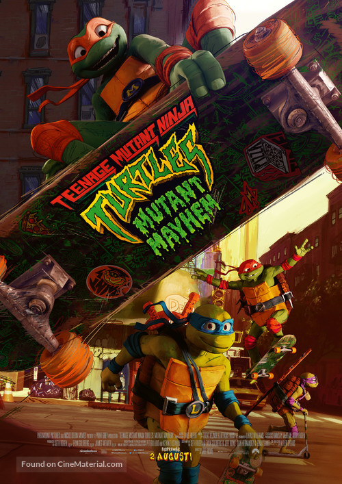 Teenage Mutant Ninja Turtles: Mutant Mayhem - Swedish Movie Poster
