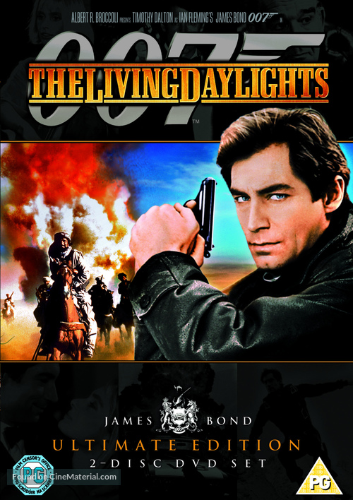 The Living Daylights - British DVD movie cover