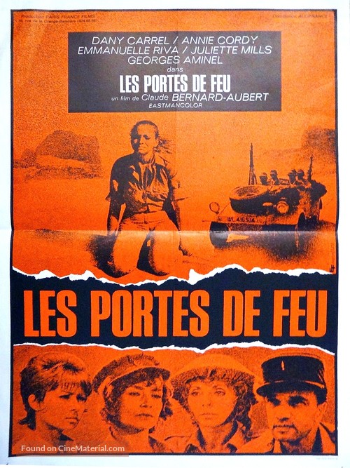 Les portes de feu - French Movie Poster
