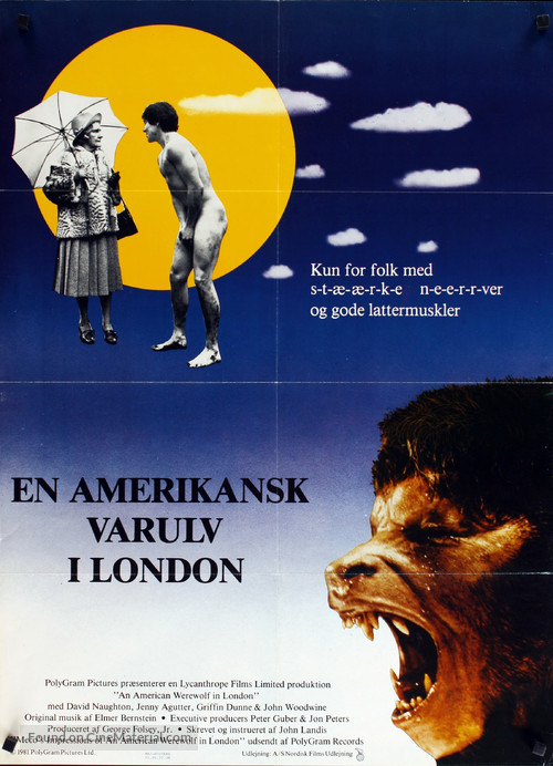 An American Werewolf in London - Danish Movie Poster