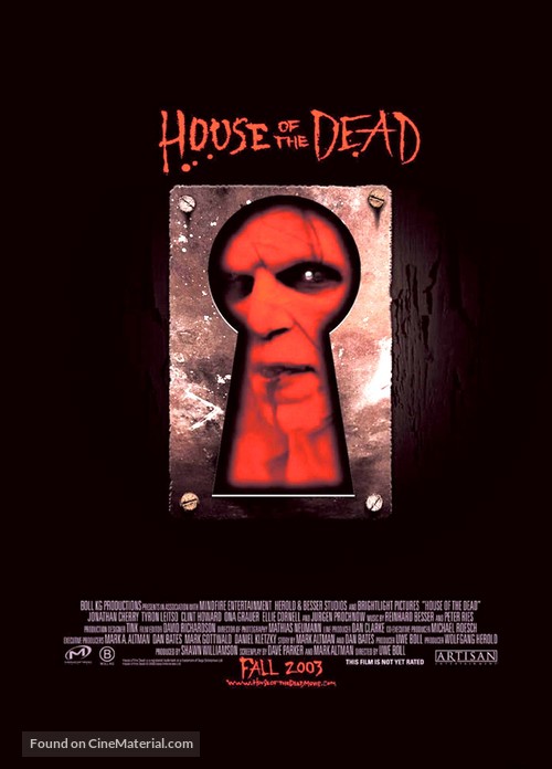 House of the Dead - Advance movie poster