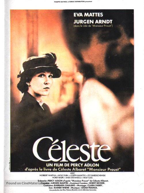 C&eacute;leste - French Movie Poster