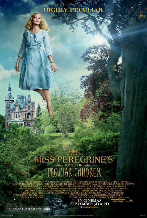 Miss Peregrine&#039;s Home for Peculiar Children - British Movie Poster