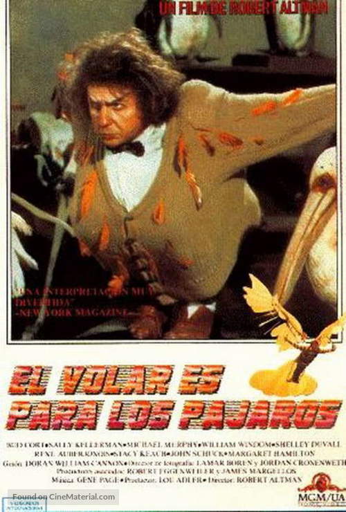 Brewster McCloud - Spanish VHS movie cover