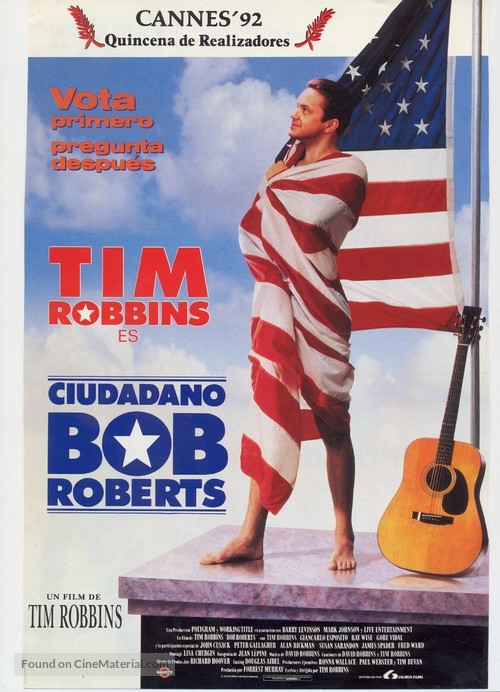 Bob Roberts - Spanish Movie Poster