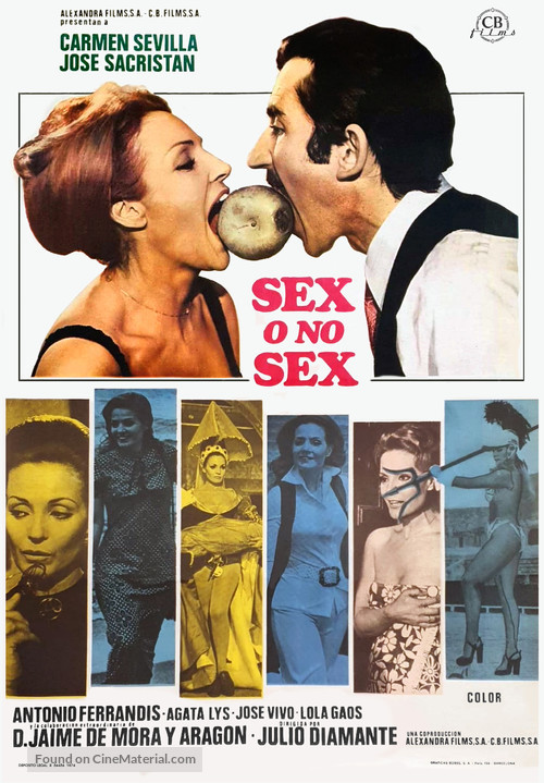 Sex o no sex - Spanish Movie Poster