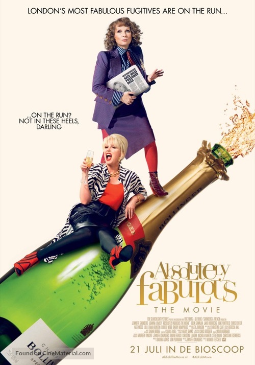 Absolutely Fabulous: The Movie - Dutch Movie Poster