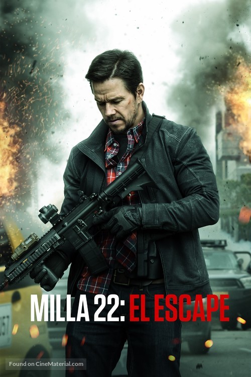 Mile 22 - Mexican Movie Cover