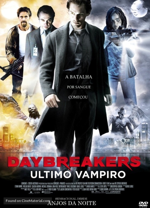 Daybreakers - Portuguese DVD movie cover