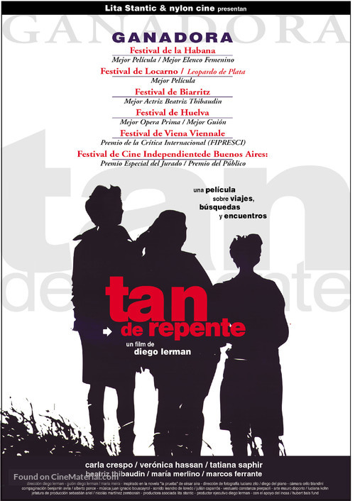 Tan de repente - Argentinian Movie Poster