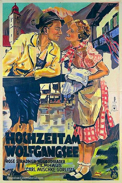Hochzeit am Wolfgangsee - German Movie Poster