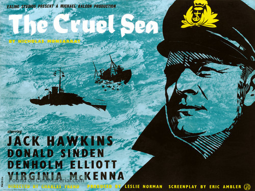 The Cruel Sea - British Movie Poster