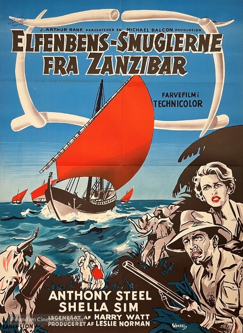 West of Zanzibar - Danish Movie Poster