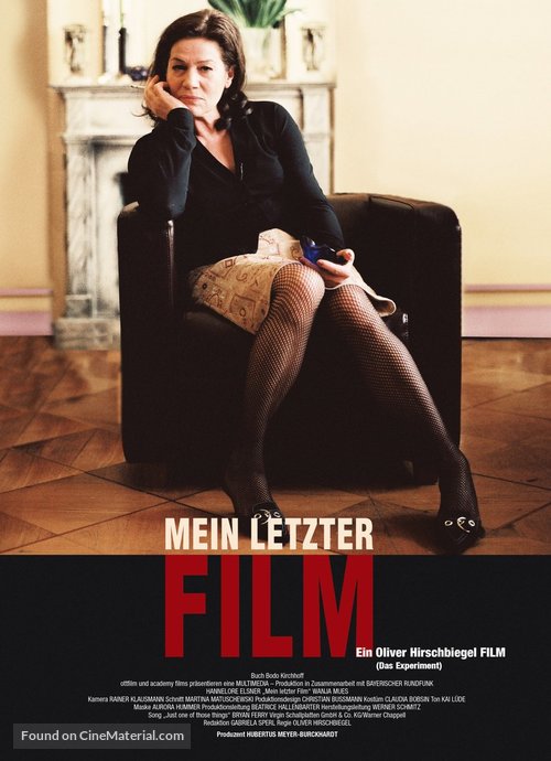 Mein letzter Film - German Movie Poster