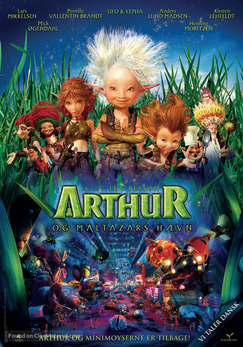 Arthur et la vengeance de Maltazard - Danish Movie Poster