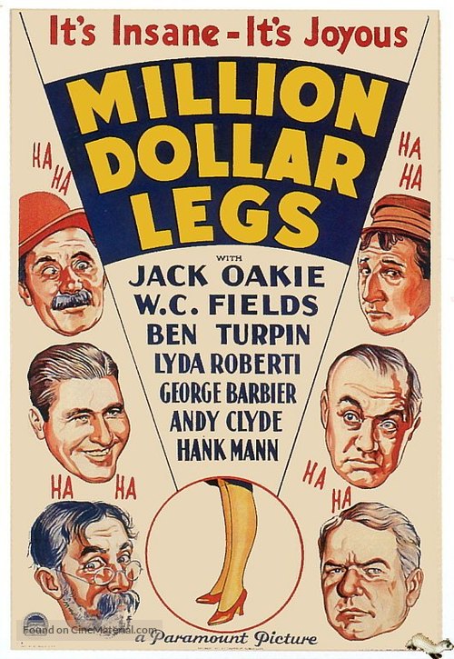 Million Dollar Legs - Movie Poster
