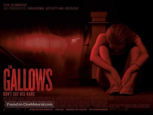 The Gallows - British Movie Poster