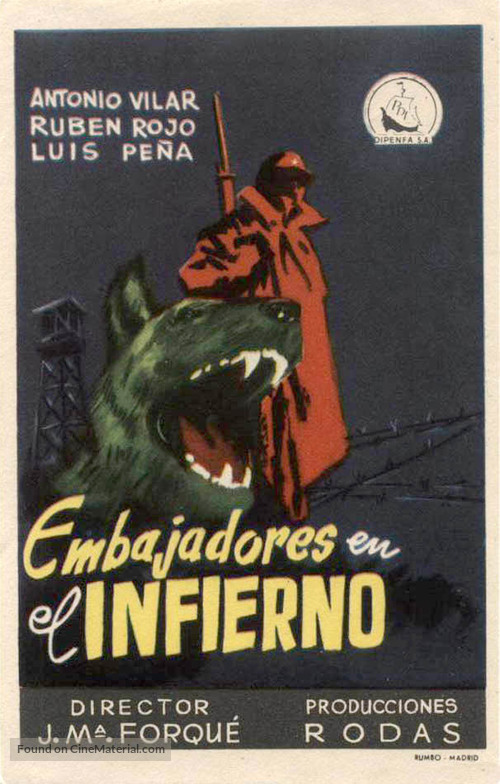 Embajadores en el infierno - Spanish Movie Poster