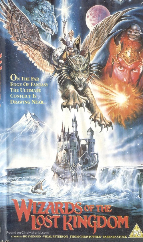 Wizards of the Lost Kingdom - British Movie Cover