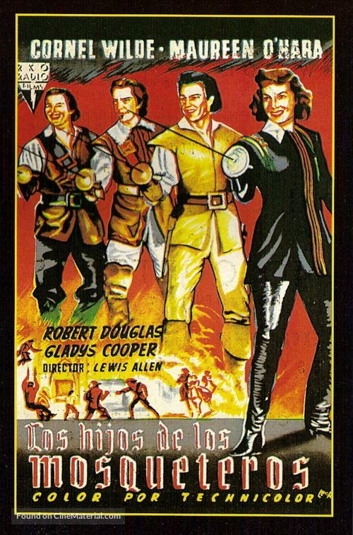 At Sword&#039;s Point - Spanish Movie Poster