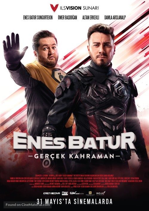 Enes Batur Ger&ccedil;ek Kahraman - Turkish Movie Poster