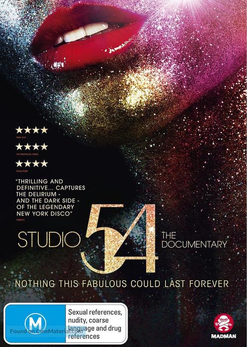 Studio 54 - Australian DVD movie cover