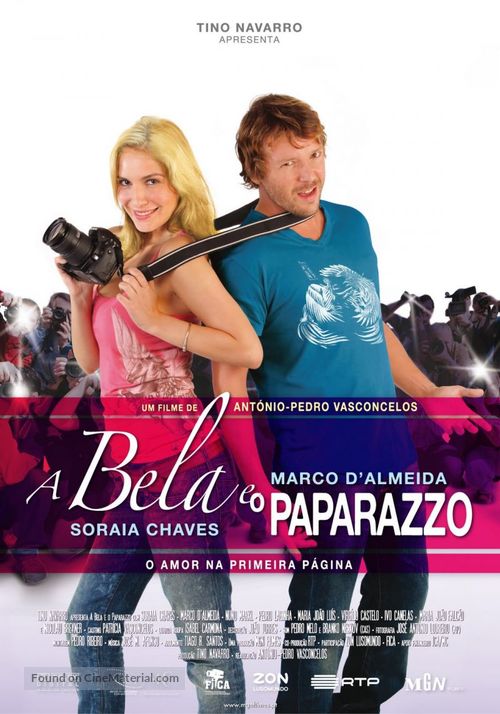 A Bela e o Paparazzo - Portuguese Movie Poster