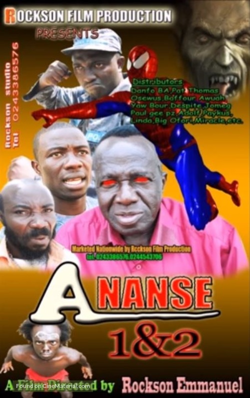 Ananse: Spider Man 1 - Ghanian Movie Cover