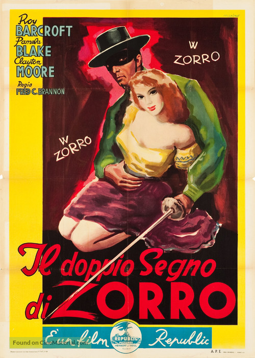 Ghost of Zorro - Italian Movie Poster