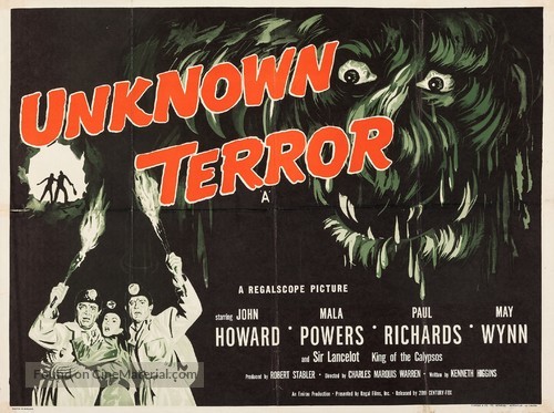 The Unknown Terror - British Movie Poster
