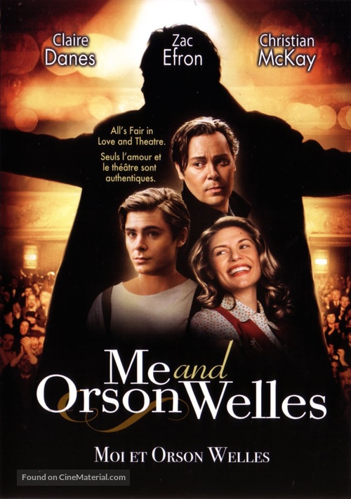 Me and Orson Welles - Canadian Movie Cover