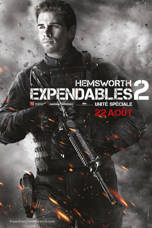 The Expendables 2 - French Movie Poster