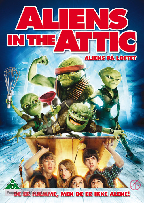 Aliens in the Attic - Danish Movie Cover