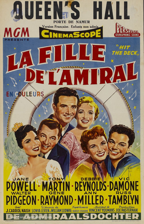 Hit the Deck - Belgian Movie Poster