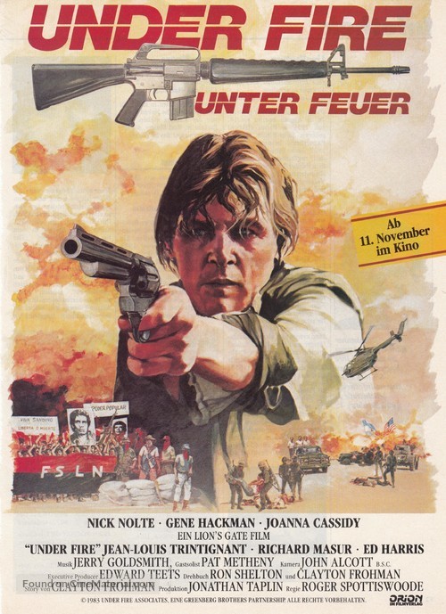 Under Fire - German Movie Poster