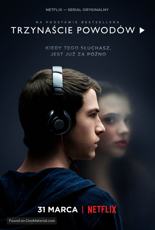 &quot;Thirteen Reasons Why&quot; - Polish Movie Poster