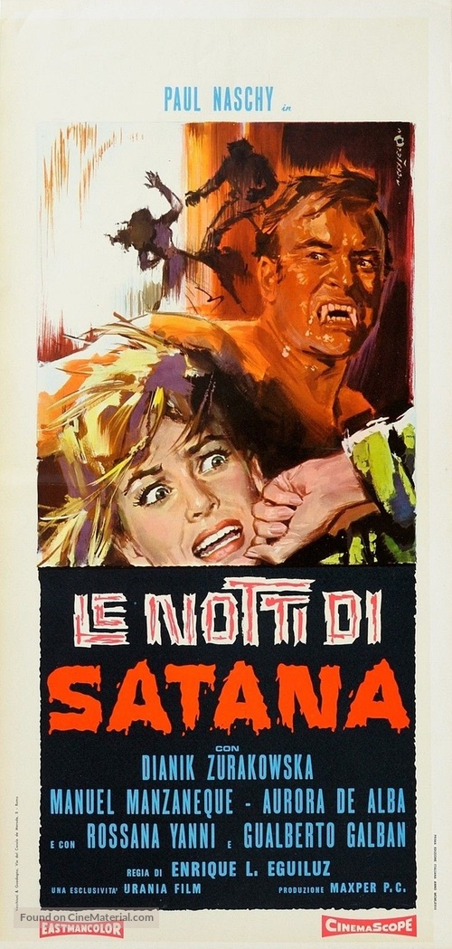 La marca del Hombre-lobo - Italian Movie Poster