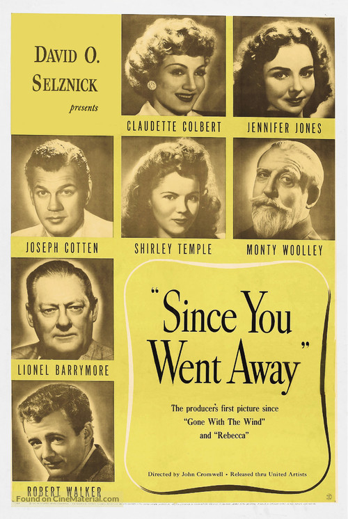 Since You Went Away - Movie Poster