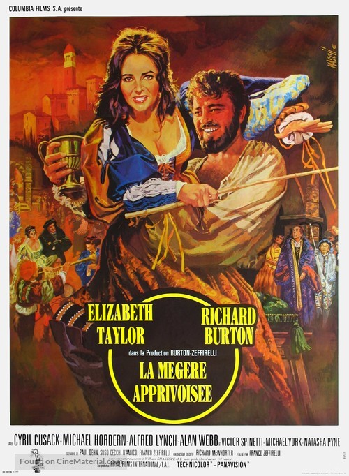 The Taming of the Shrew - French Movie Poster