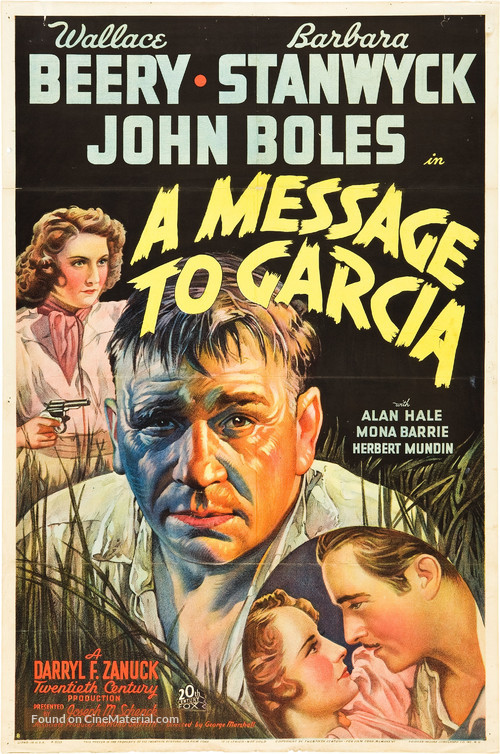 A Message to Garcia - Movie Poster