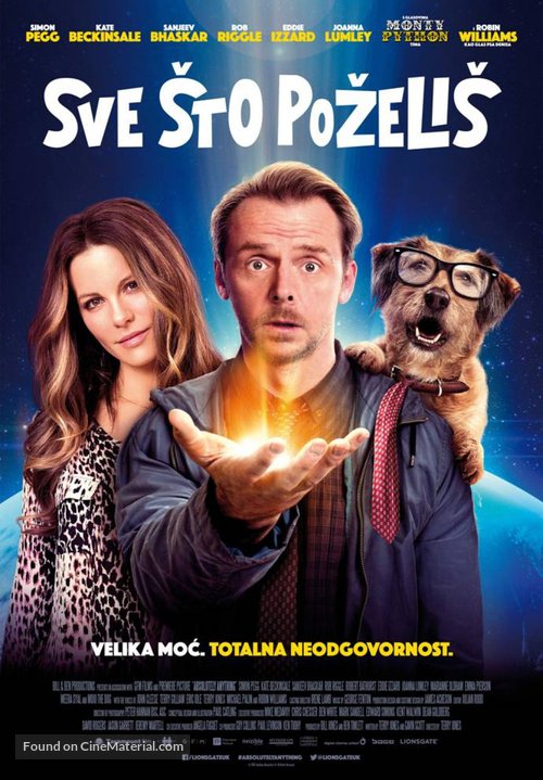 Absolutely Anything - Serbian Movie Poster