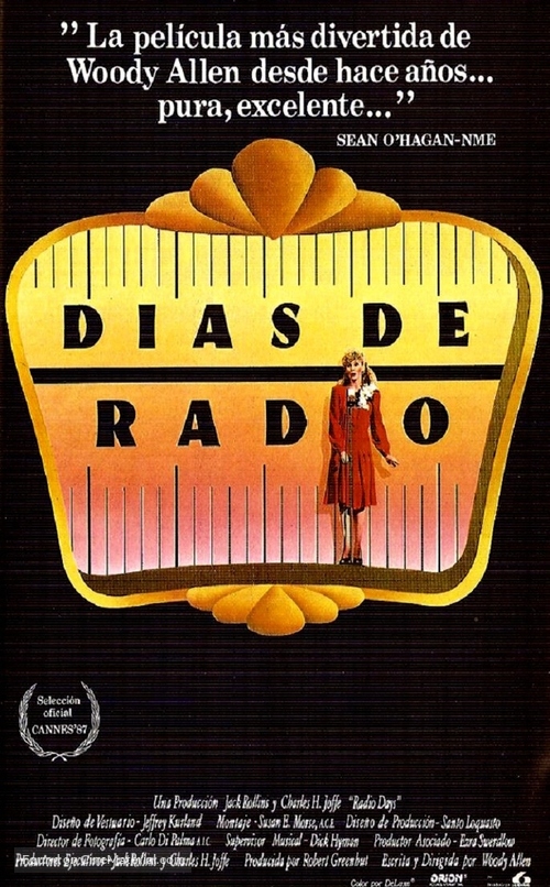 Radio Days - Spanish VHS movie cover