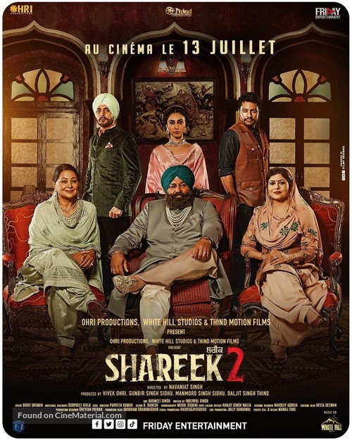 Shareek 2 - French Movie Poster