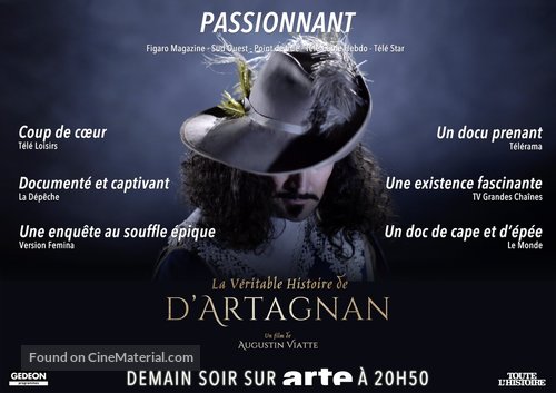 La v&eacute;ritable histoire de d&#039;Artagnan - French Movie Poster