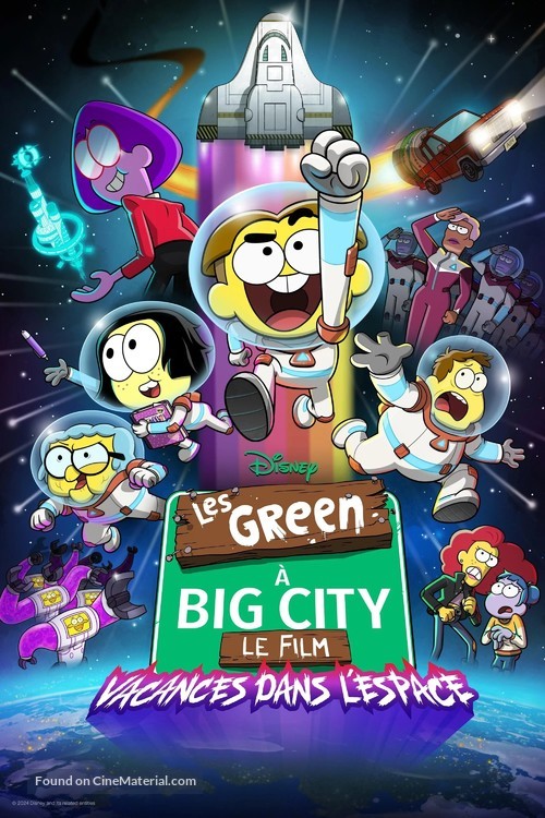 Big City Greens the Movie: Spacecation - French Movie Poster