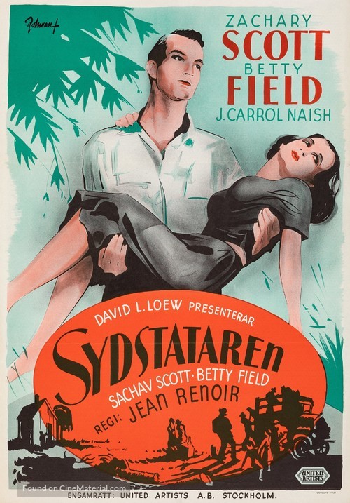 The Southerner - Swedish Movie Poster