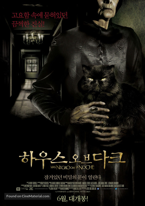 M&aacute;s negro que la noche - South Korean Movie Poster